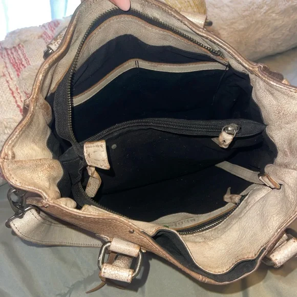 Bed Stu Tan Leather Shoulder Bag - Picture 3 of 5